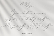 Beautiful in White, a Script Font by HKL Studio (Thumbnail 8 of 12)