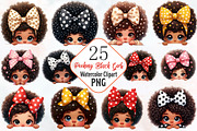 Peeking Black Girl Sublimation PNG, an Illustration by RobertsArt (Thumbnail 1 of 7)