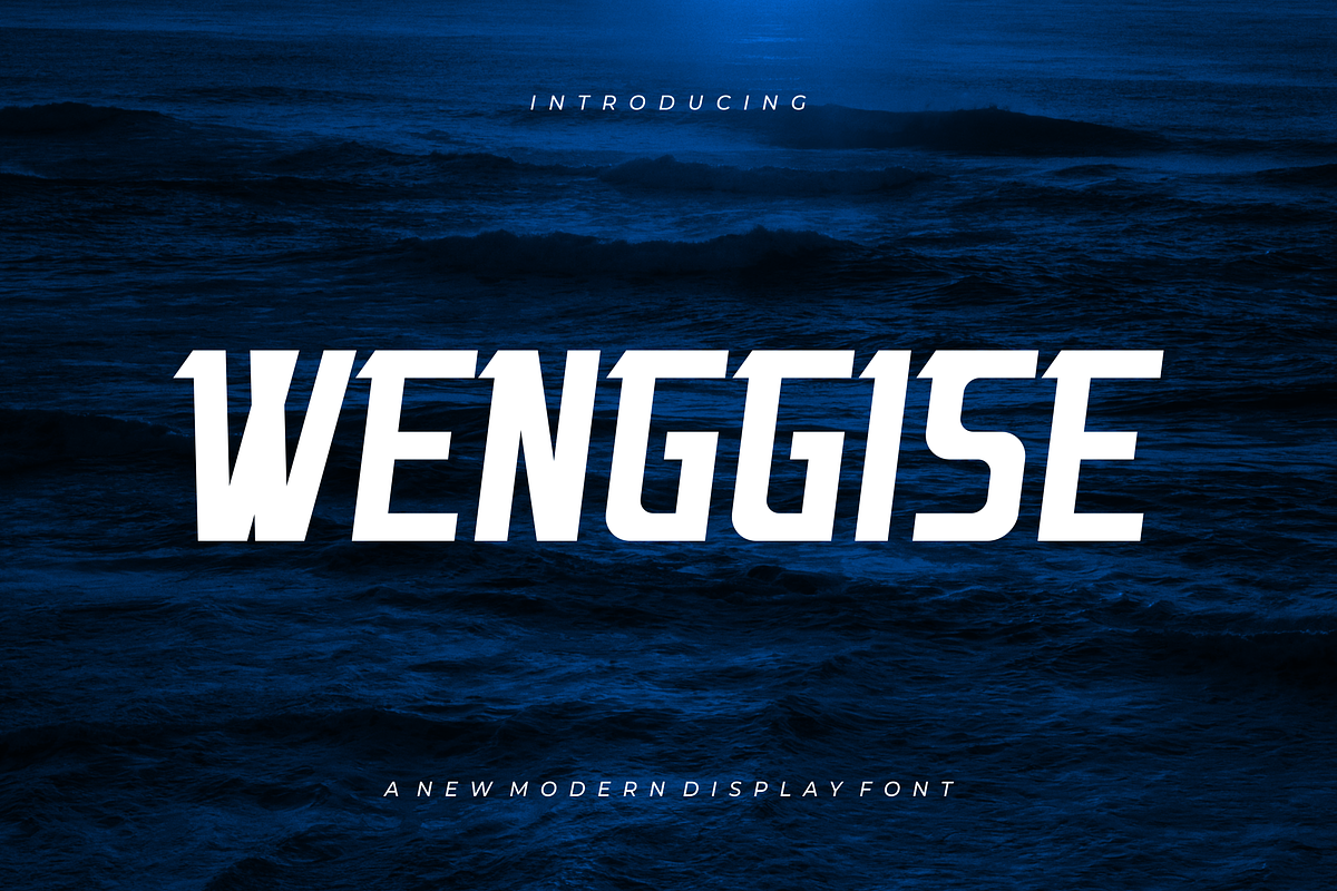 Wenggise - Font, a Serif Font by artchiles_design (Photo 1 of 5)