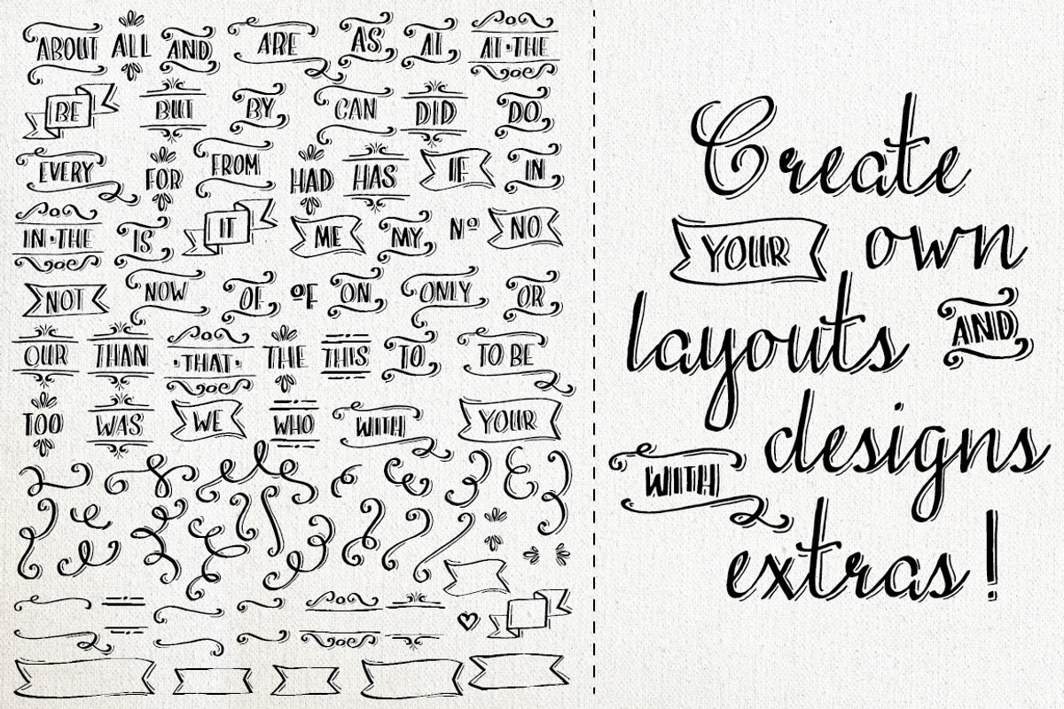 Love & Stuff - Calligraphy Font preview 3