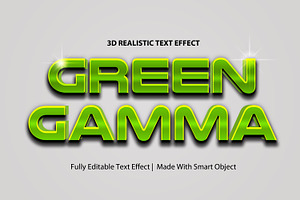 Realistic 3D Text Effect & Style