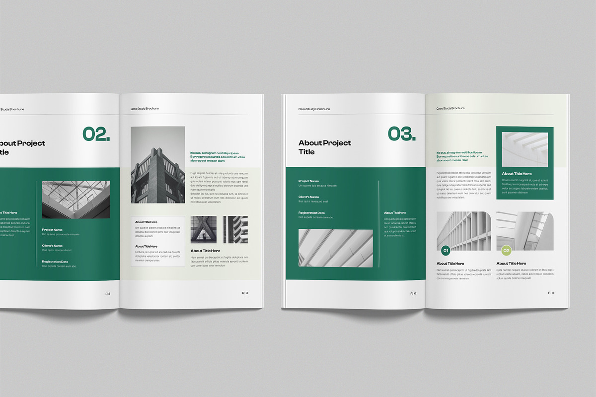 Case Study Template, Canva Brochure, a Brochure Template by NorthPeak (Photo 5 of 8)