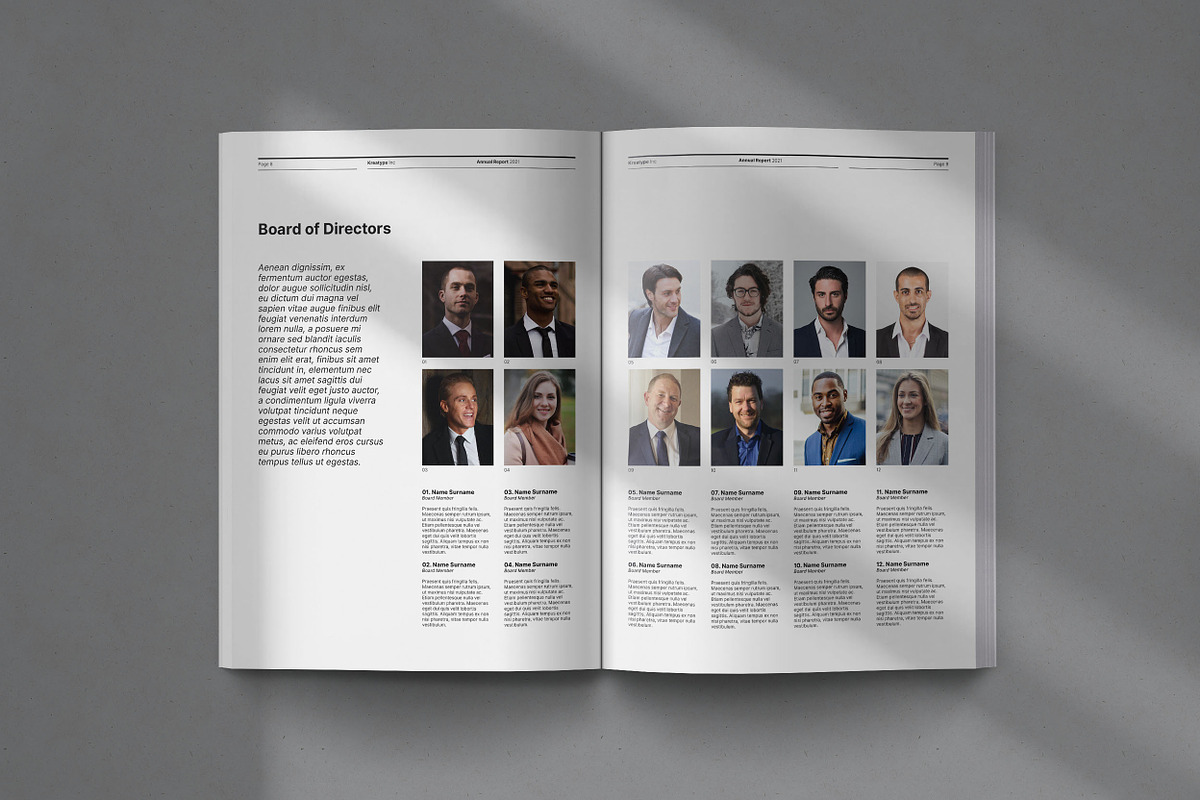 Kreatype Annual Report, a Brochure Template by Kreatype Studio (Photo 5 of 17)