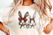 Easter Bunny Clipart Rabbit Png, an Illustration by DreamCafeArt (Thumbnail 5 of 8)