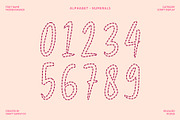 Modien Dashed, a Script Font by Craft Supply Co. (Thumbnail 6 of 8)