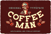 Coffee Man, a Blackletter Font by VozzyStock (Thumbnail 1 of 12)