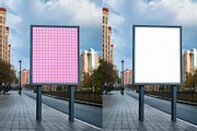 Billboard Mockup in City Street, an Advertising Mockup by The Rose Project (Thumbnail 2 of 2)