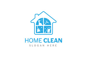Cleaning Service Business Logo