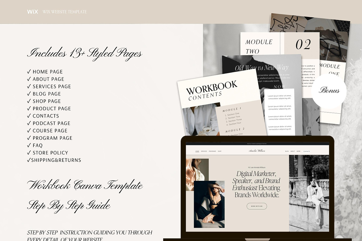 Wix Website Template for Coaches, a Wix Template by Presentibox (Photo 9 of 10)