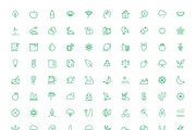 125+ Nature and Ecology Icons, an Outline Icon by Creative Stall (Thumbnail 2 of 4)