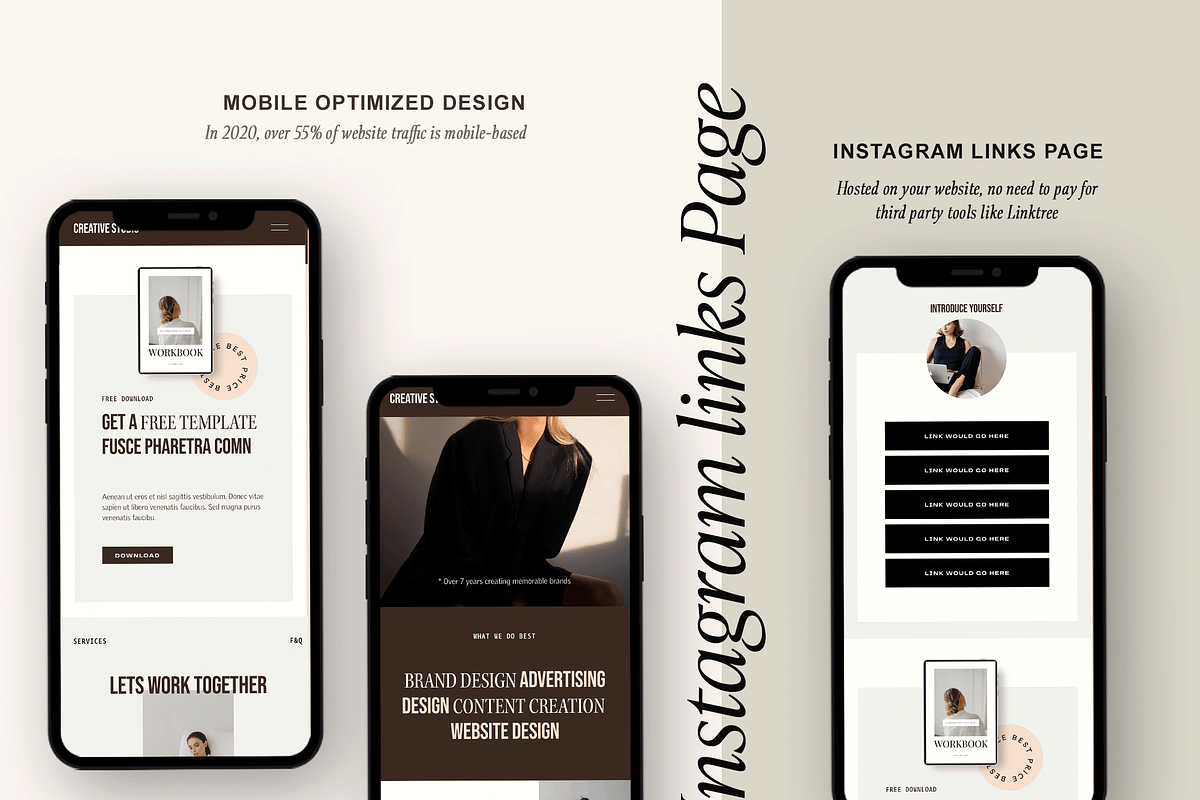 Portfolio Squarespace 7.1 Template, a Websites & App Template by Kseniia_Design (Photo 6 of 9)