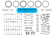 Hand Drawn Design Elements Black, an Illustration by Annakristal (Thumbnail 1 of 2)