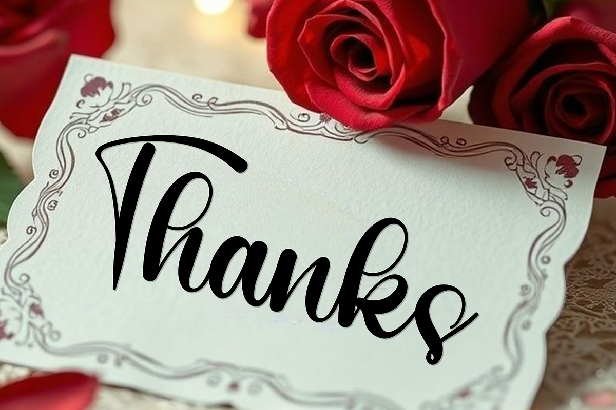 Valentine Bouquet, a Handwritten Font by InermediaSTUDIO (Photo 3 of 8)