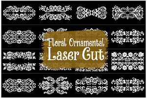 Elegant Filigree Floral Laser Cut, an Illustration by BIPLOB EXPERT