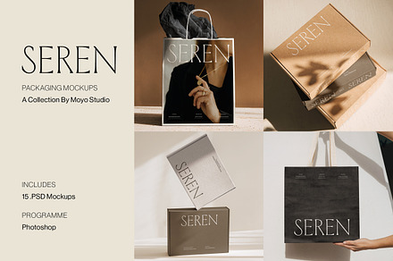 Box, Bag & Packaging Mockup Bundle, a Packaging Mockup by Moyo Studio