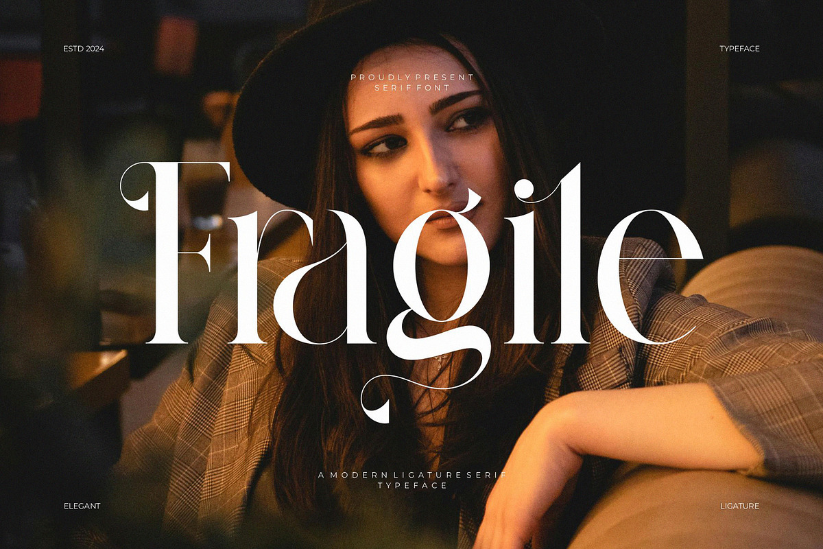 Fragile Modern Ligature Serif