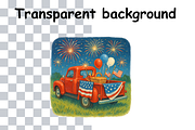Freedom Truck PNG – Sublimation, a Seasonal Illustration by Smillyy Threads (Thumbnail 2 of 6)