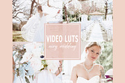 BRIGHT AIRY WEDDING VIDEO LUTS, a Plug-in Add-On by FOXIMIDesign (Thumbnail 1 of 6)