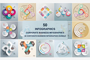 Corporate Business Infographics, a Work Illustration by naem021 (Thumbnail 1 of 3)