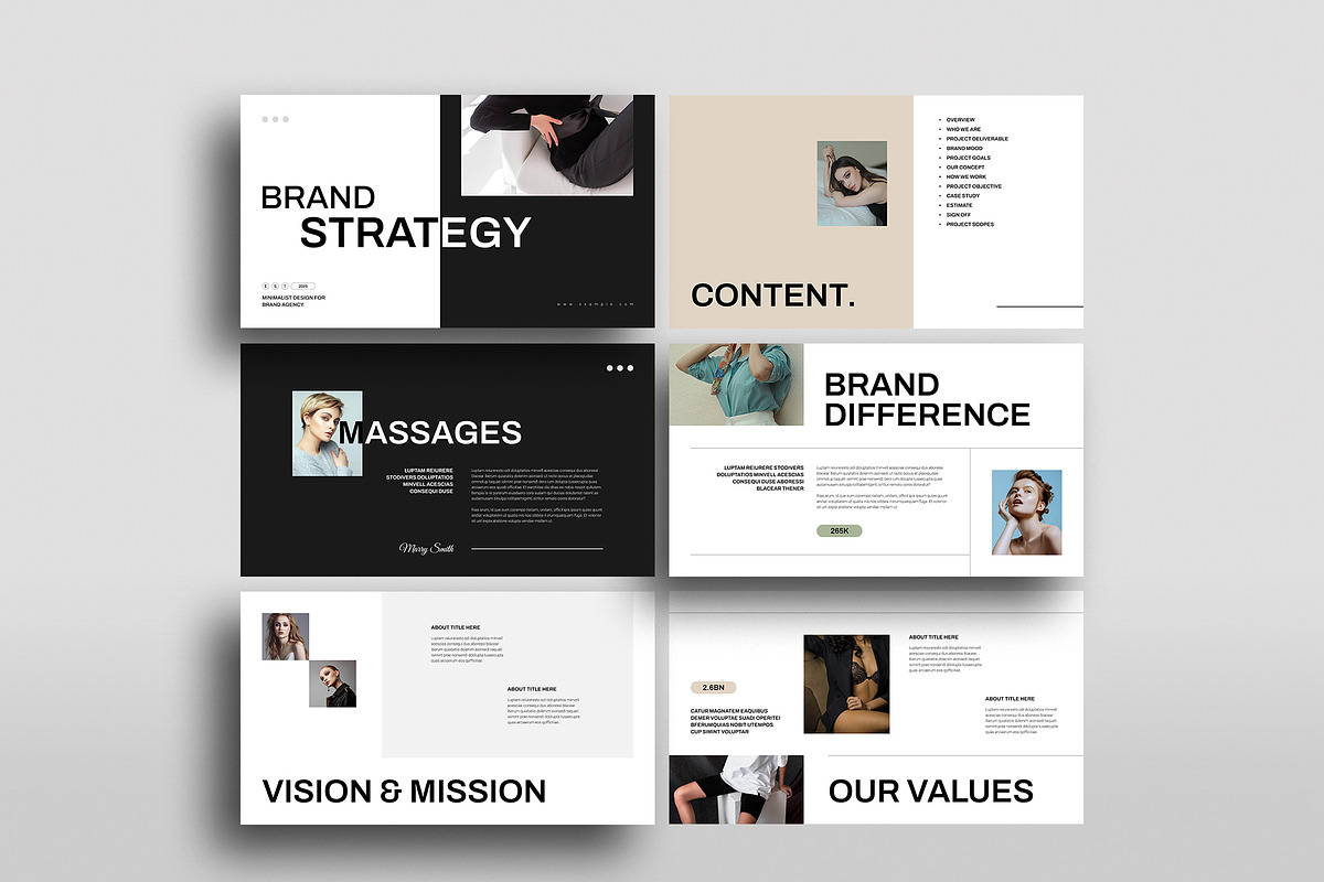 Brand Strategy Presentation Template, a Presentation Template by Spark_Creative (Photo 3 of 8)