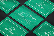 Dental Business card & 3 Mock-up, a Business Card Template by Smashing_Studio (Thumbnail 3 of 10)