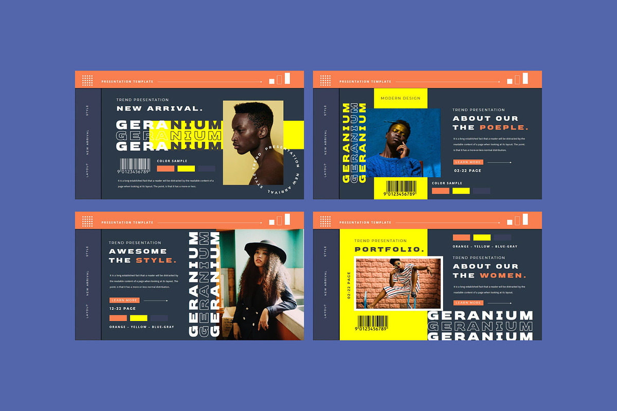 GERANIUM Keynote Template, a Presentation Template by GridlineType (Photo 3 of 9)