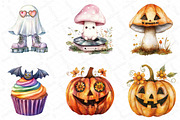 Groovy Halloween Clipart, an Illustration by DreamPrint404 (Thumbnail 4 of 5)