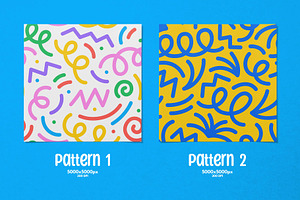 Squiggly Pattern Set