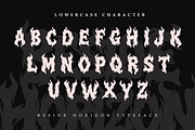 Beside Horizon | Natural Death Metal, a Symbol Font by Masyafi Studio (Thumbnail 8 of 8)