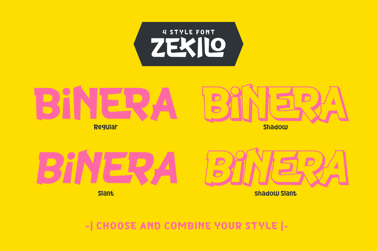 Zekilo - Playful Display Font, a Handwritten Font by twinstd (Photo 5 of 10)