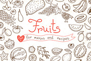 Fruits - Design Set, a Food Illustration by Baksiabat (Thumbnail 1 of 3)
