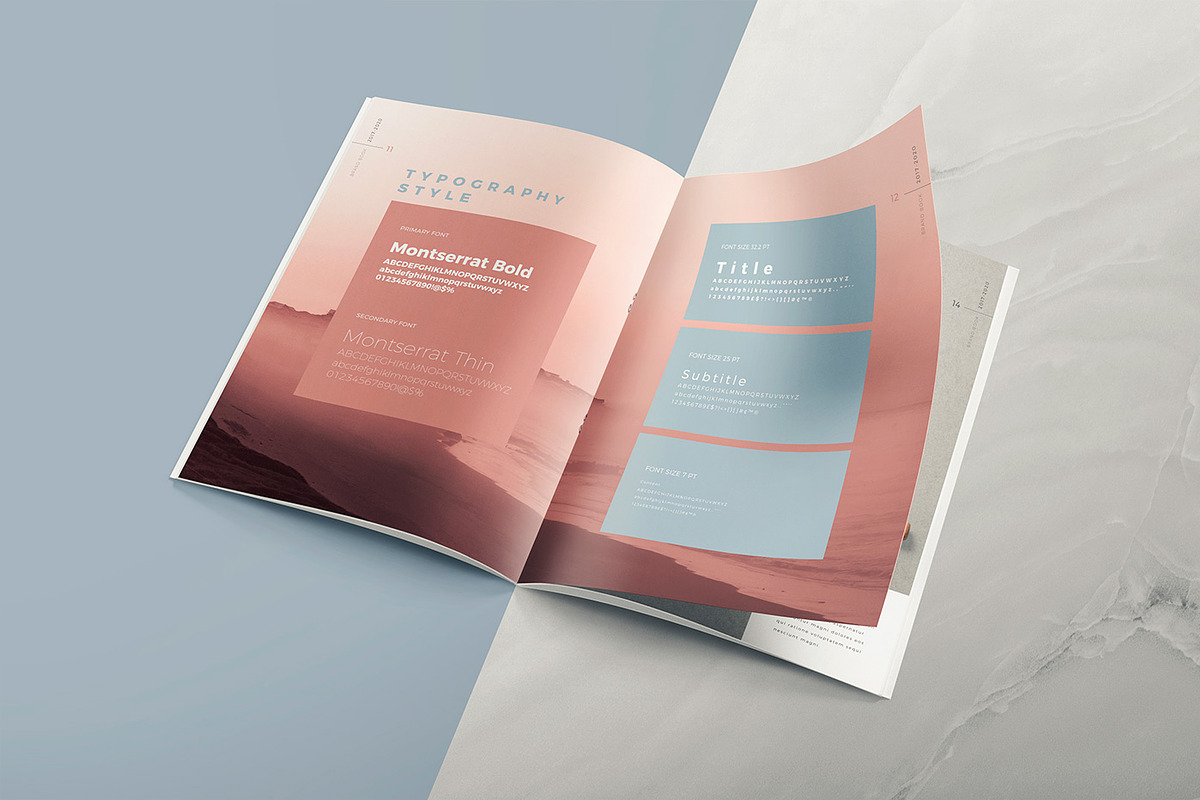 The Voyage - Brand Book Template, a Brochure Template by ZippyPixels (Photo 12 of 16)