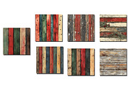 Christmas Wood Textures, an Illustration by Designworld (Thumbnail 4 of 5)