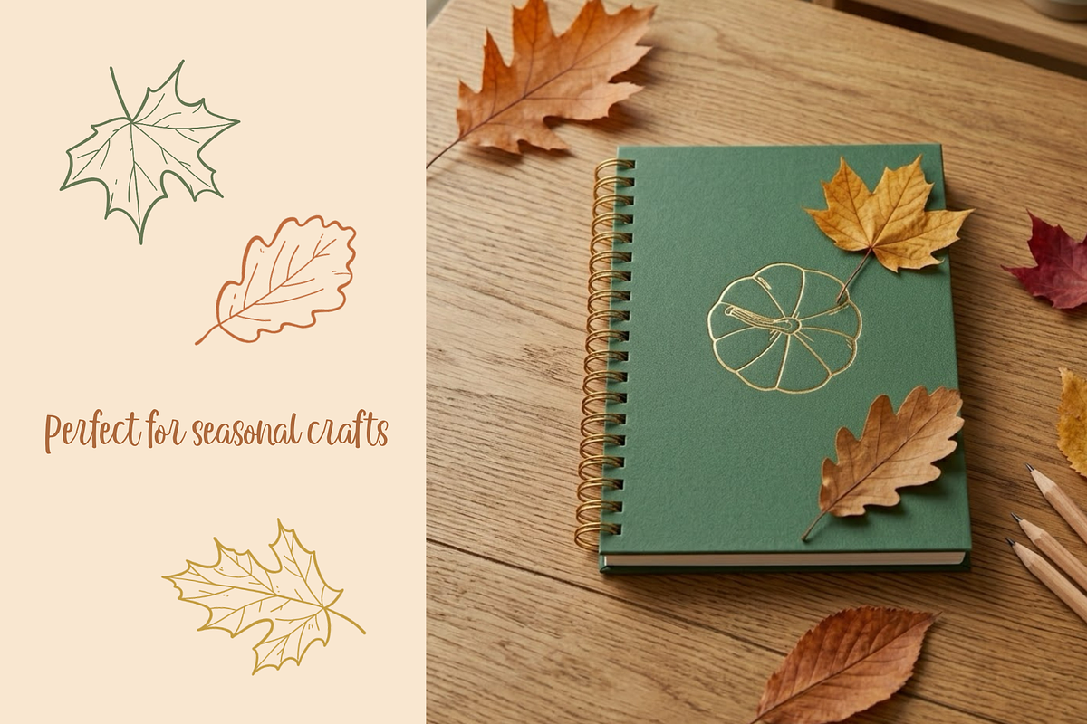 Fall Autumn Cozy Vibes Bundle, a Seasonal Illustration by ArtGiftsStudio (Photo 2 of 5)