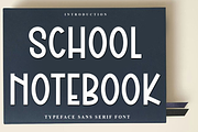 School Notebook, a Script Font by FreshTypeINK (Thumbnail 1 of 8)