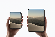 iPhone Duo Mockup Bundle, an iPhone Mockup by mockeyai (Thumbnail 4 of 5)