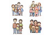 Prompt Faimly Clipart, a Decorative Illustration by Creative design (Thumbnail 3 of 7)