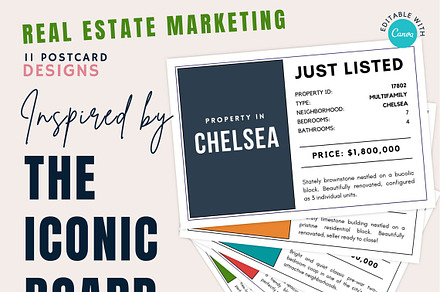 Monopoly Postcards For Real Estate, a Card Template by RealEstateDreams