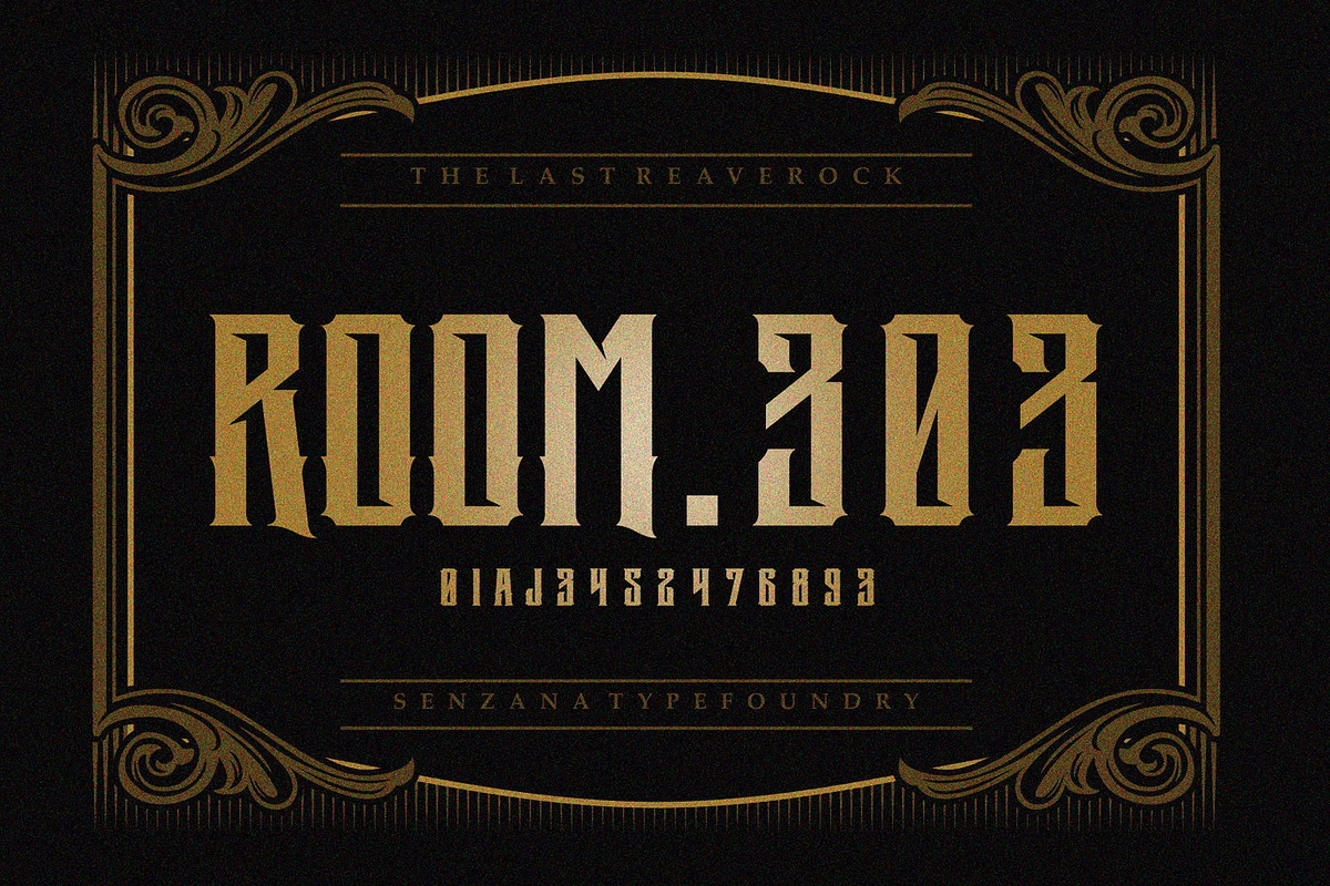 Velmorie - Vintage Metal Font, a Sans Serif Font by Luna Shop (Photo 4 of 6)
