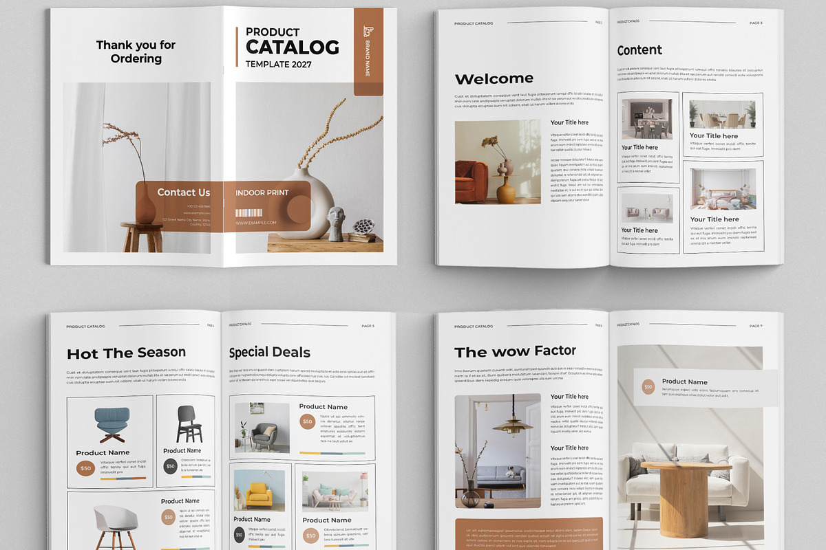 Product Catalog Template, a Brochure Template by MightyDesign (Photo 3 of 6)