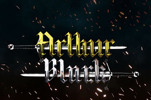 Arthur Black: Modern Black Letter