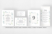 Modern Eucalyptus Wedding Suite, an Invitation Template by Azka Creative (Thumbnail 5 of 5)