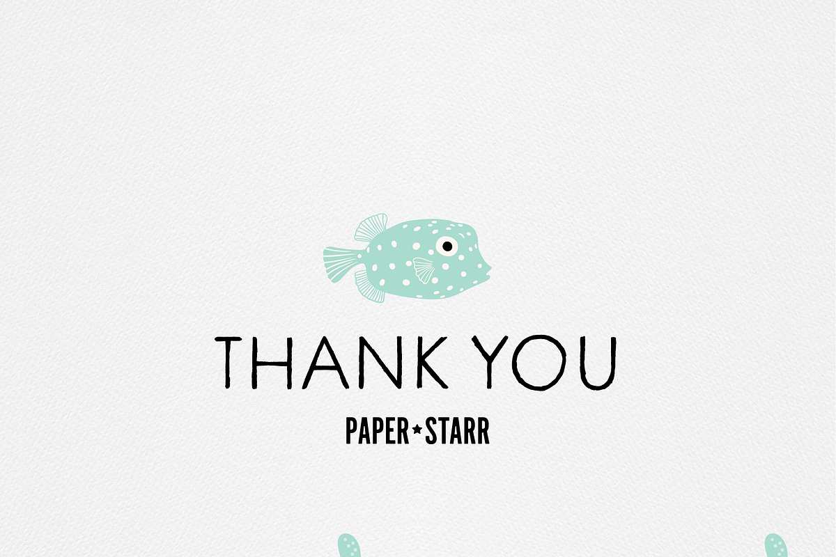 Summer Digital Paper, Ocean Theme, a Pattern Graphic by Paper Starr Studio (Photo 3 of 3)