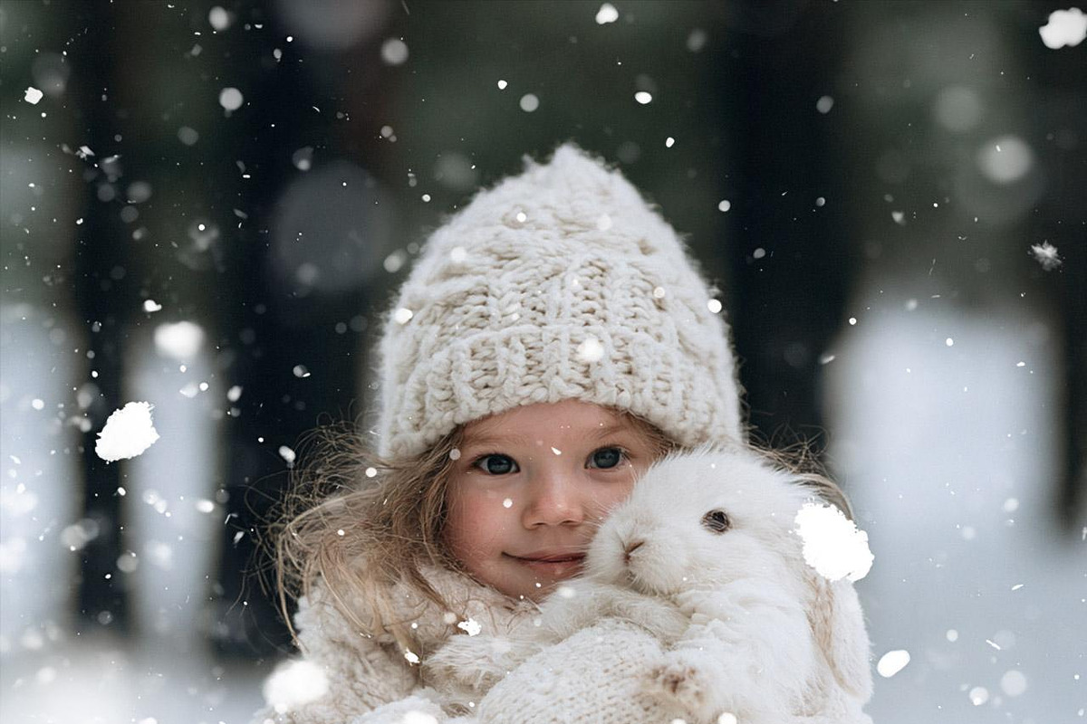 Winter snow photoshop brushes, a Brush Add-On by Walllow Creatives (Photo 2 of 7)