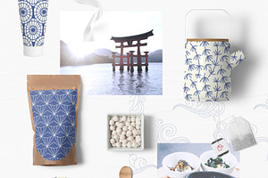 36 Japanese Seamless Vector Patterns