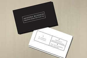 Simple Modern Minimal Business Card