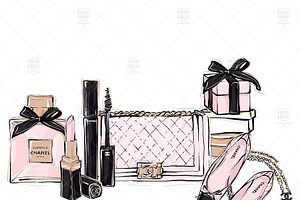 Cosmetic Fashion Makeup Clip Art