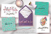Tropical Santa Christmas PNG Clipart, a Seasonal Illustration by KaramfilaS (Thumbnail 4 of 35)