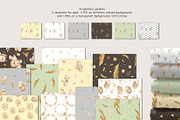 Sleeping mice graphic collection, a Decorative Illustration by PinskaDrawCute (Thumbnail 3 of 11)