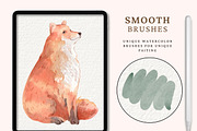 REALISTIC PROCREATE WATERCOLOR BRUSH, a Brush Add-On by BeeRubby (Thumbnail 2 of 10)